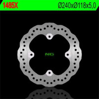 BRZDOVÝ KOTOUČ NG1485X, ZADNÍ, HONDA CBF 500 R/X 13-15, CBR 500R 13-15, CB 650F 14-15 (240X118X5) (4X10,5MM)