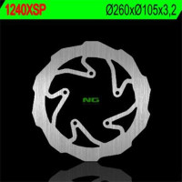 BRZDOVÝ KOTOUČ NG1240XSP, PŘEDNÍ, BMW G450X (08-11) (260x105x3,2)