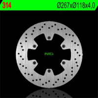 BRZDOVÝ KOTOUČ NG314, PŘEDNÍ, YAMAHA TT 600R (98-04) (267x118x4)