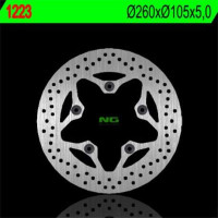 BRZDOVÝ KOTOUČ NG1223, ZADNÍ, SUZUKI GSX 1400 02-07 (260X105X5)