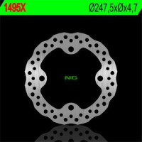 BRZDOVÝ KOTOUČ NG1495X, ZADNÍ,/PŘEDNÍ, POLARIS RANGER 1000 14-15 (247,5X4,7) (4X15,4MM)