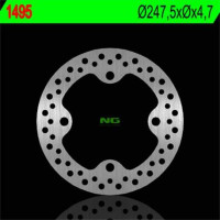 BRZDOVÝ KOTOUČ NG1495, ZADNÍ,/PŘEDNÍ, POLARIS RANGER 1000 14-15 (247,5X4,7) (4X15,4MM)
