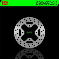 BRZDOVÝ KOTOUČ NG1521, ZADNÍ, KAWASAKI KFX 450R 08-14 (200X70X3,5) (4X10,5MM)