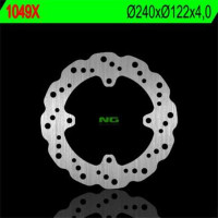 BRZDOVÝ KOTOUČ NG1049X, ZADNÍ, SUZUKI RMZ 450 (05-14), HONDA CR 125 98-99, CR 250 97-01, RMZ 250 07-14 (240X122X4) WAVE