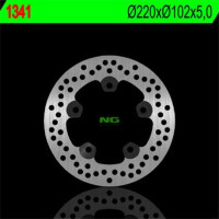 BRZDOVÝ KOTOUČ NG1341, ZADNÍ, APRILIA RS 125, TUONO 1000, RSV 1000 (220X102X5 5 DĚR)