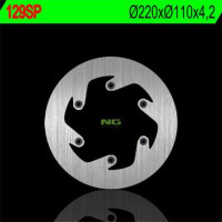 BRZDOVÝ KOTOUČ NG129SP, ZADNÍ, KTM SZ/EXC/LC4, HUSABERG (PLNÝ) (220x110x4,2)