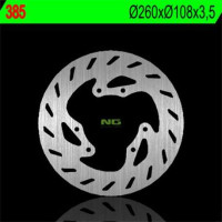 BRZDOVÝ KOTOUČ NG385, PŘEDNÍ, HUSABERG, HUSQVARNA, GAS GAS (260x108x3,5)