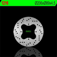 BRZDOVÝ KOTOUČ NG1216, ZADNÍ, POLARIS 325/330/500 '02-'06 (206X89X4,5) (4X8,5MM)