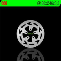 BRZDOVÝ KOTOUČ NG666, PŘEDNÍ, GAS GAS 50 EC/TXT (180X46X3,5) (5X6,5MM)