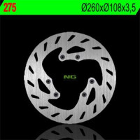 BRZDOVÝ KOTOUČ NG275, PŘEDNÍ, PEUGEOT XPS 50 SM (260x108x3,5)