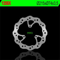 BRZDOVÝ KOTOUČ NG1356X, PŘEDNÍ, PEUGEOT SPEEDFIGHT 50 '09-'14 (215X74X3,5) (3X8,5MM)