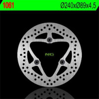 BRZDOVÝ KOTOUČ NG1061, PŘEDNÍ/ZADNÍ SUZUKI BURGMAN 125/200 (240X89X4,5) 3 DÍRY