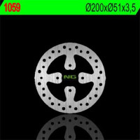 BRZDOVÝ KOTOUČ NG1059, ZADNÍ, YAMAHA YFZ 450, RAPTOR 700 (200x51x3,5)