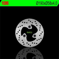 BRZDOVÝ KOTOUČ NG1086, ZADNÍ, YAMAHA 125 MAJESTY 01-08 (190x58x4 / 3,7 / 3,7)