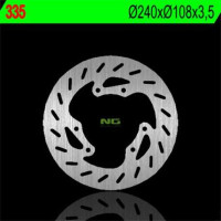 BRZDOVÝ KOTOUČ NG335, PŘEDNÍ, DERBI 50 SENDA R/R-RACER/X-TREME/X-RACE '00-'09 (240x108x3,5)