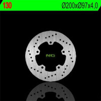 BRZDOVÝ KOTOUČ NG130, ZADNÍ, PIAGGIO 50/80/125/150, MALAGUTI 50 CENTRO '97-'00 (200X97X4)