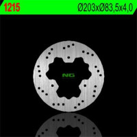 BRZDOVÝ KOTOUČ NG1215, ZADNÍ, POLARIS TRAIL BLAZER 250/330 TRAIL BOSS 330 '05-'13, SCRAMBLER 500 '05-'09 (203X83,5X4) (3X8,5MM)