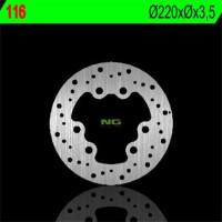 BRZDOVÝ KOTOUČ NG116, PŘEDNÍ, SUZUKI RMX 50 '97-'02 (220X3,5) (6X15,5MM)