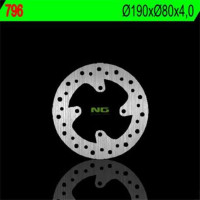 BRZDOVÝ KOTOUČ NG796, ZADNÍ, HONDA CR 80/85 (190X80X4) CRF150R (07-12)