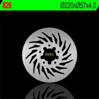 BRZDOVÝ KOTOUČ NG829, ZADNÍ, DERBI GPR 50 09-11, RIEJU RS 50 04-09, RS 125 (220X57X4)(5X6,5MM)