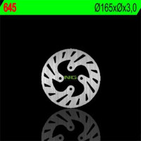 BRZDOVÝ KOTOUČ NG645, ZADNÍ, BETA REV3 125/200/250/270 03-08 (165X3) (4X10,5MM)