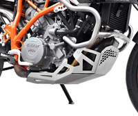 Kryt motoru IBEX KTM 950 Supermoto SM/ R 05-08 stříbrný