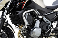 Padací rámy Ibex Kawasaki Z 650 17- stříbrné