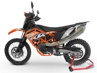Padací rámy RD Moto CF94O KTM 690 Enduro R ´08-17´- horní + spodní - oranžové