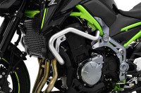 Trubkové padací rámy Ibex pro Kawasaki Z900 2017- stříbrné