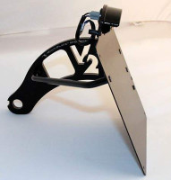 GENSCHER boční držák SPZ pro HD Softail, 84-07, sw