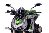 Plexi Puig Sport Kawasaki Z 1000 2014- kouřové