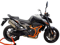 Padací rámy RD Moto CF110O-SLDM KTM 790 Duke ´18-20´, 890 Duke '20-21' - oranžové