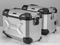 Kawasaki Versys 1000 (19-) - sada bočních kufrů TRAX Adventure 45 l. s nosiči stříbrné kufry