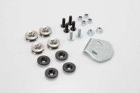 Moto Guzzi V85 TT (19-) - Sada horního nosiče s kufrem TRAX Adventure, SW-Motech Stříbrný kufr