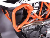Padací rámy RD Moto CF122O KTM 690 Enduro R / 690 Supermoto / SMC-R ´19-21´, Husqvarna 701 Enduro / 701 Supermoto '19-21' - vrchní oranžový