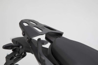 BMW F 900 XR (20-) - Sada horního nosiče s kufrem TRAX Adventure, SW-Motech Stříbrný kufr