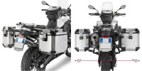 Kappa KL5103CAM nosič bočních kufrů BMW F 650 / 700 / 800 GS (08-17)