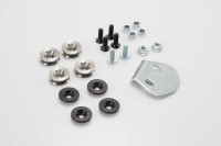 Suzuki V-Strom 650 / XT (17-) / 1000 (14-) - Sada horního nosiče s kufrem TRAX Adventure, SW-Motech Stříbrný kufr