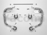 Padací rám Honda CB 500 94, stříbrný