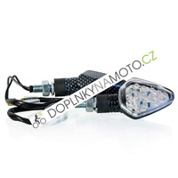 LED miniblinkry MOTION STAFF carbon 16 LED, E-mark homologace, pár 2ks
