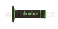 gripy A190 (offroad) délka 118 mm, DOMINO (černo-zelené)