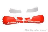 Plasty VPS pro Barkbusters chrániče - červené s bílým rozšířením