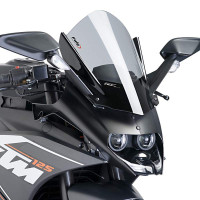 Plexi Puig pro KTM RC125/ RC200/ RC 390 lehce kouřové