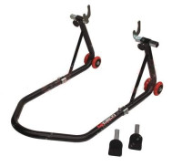 Stojan na motocykl zadní pod kyvku + na rolny Qtech