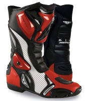 SONIC RD - červené motocyklové boty PREXPORT