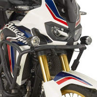 GIVI S 321 LED prídavné svetlomety GIVI (2 ks) k montáži na padací rámy, homologované, hliníkové, 14W