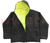 OBOUSTRANNÁ BUNDA, AIROH (ČERNÁ/FLUO ŽLUTÁ)