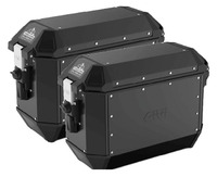 ALA36BPACK2 pravý + levý kufr GIVI Trekker ALASKA celohliníkový černý (boční), objem 2x36 ltr.