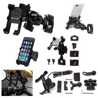 Držák pro mobilní telefon na řidítka vč. USB 3.0 Biketec