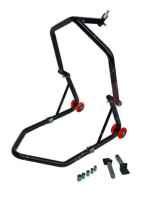  stojan na motocykl přední (do brýlí) / zadní, Q-TECH (černý)